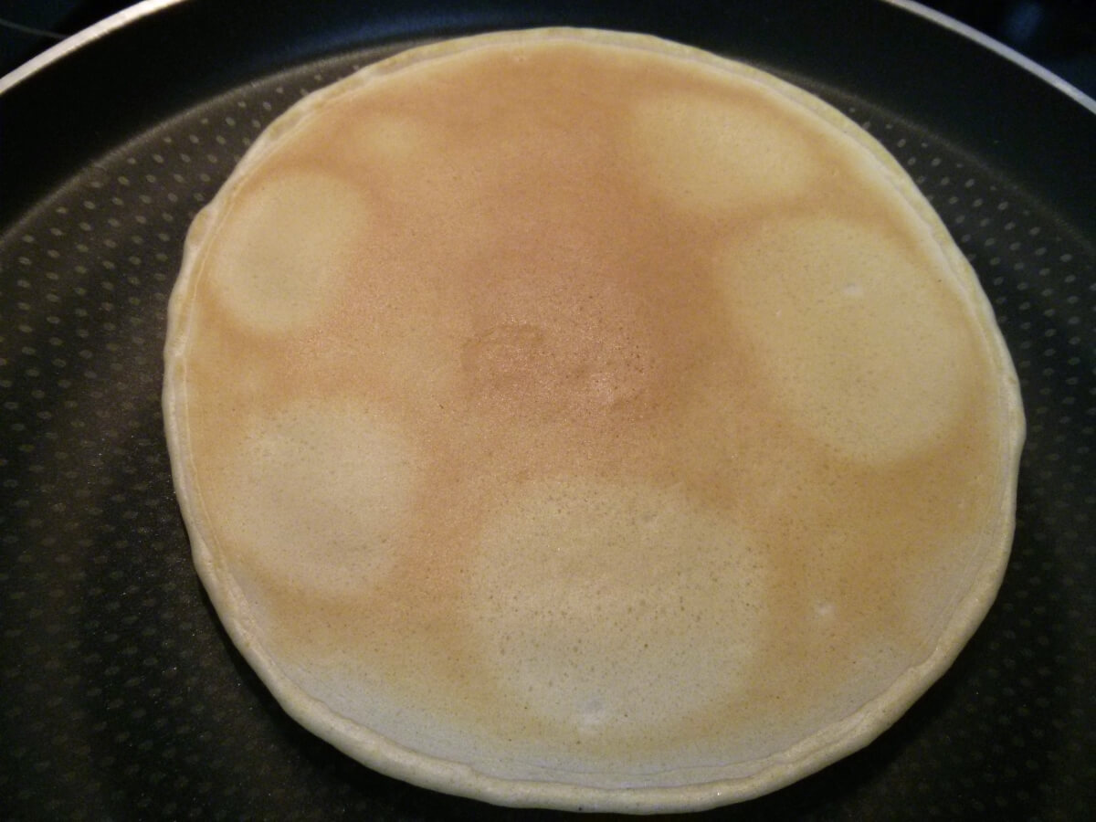 Pancake a medias