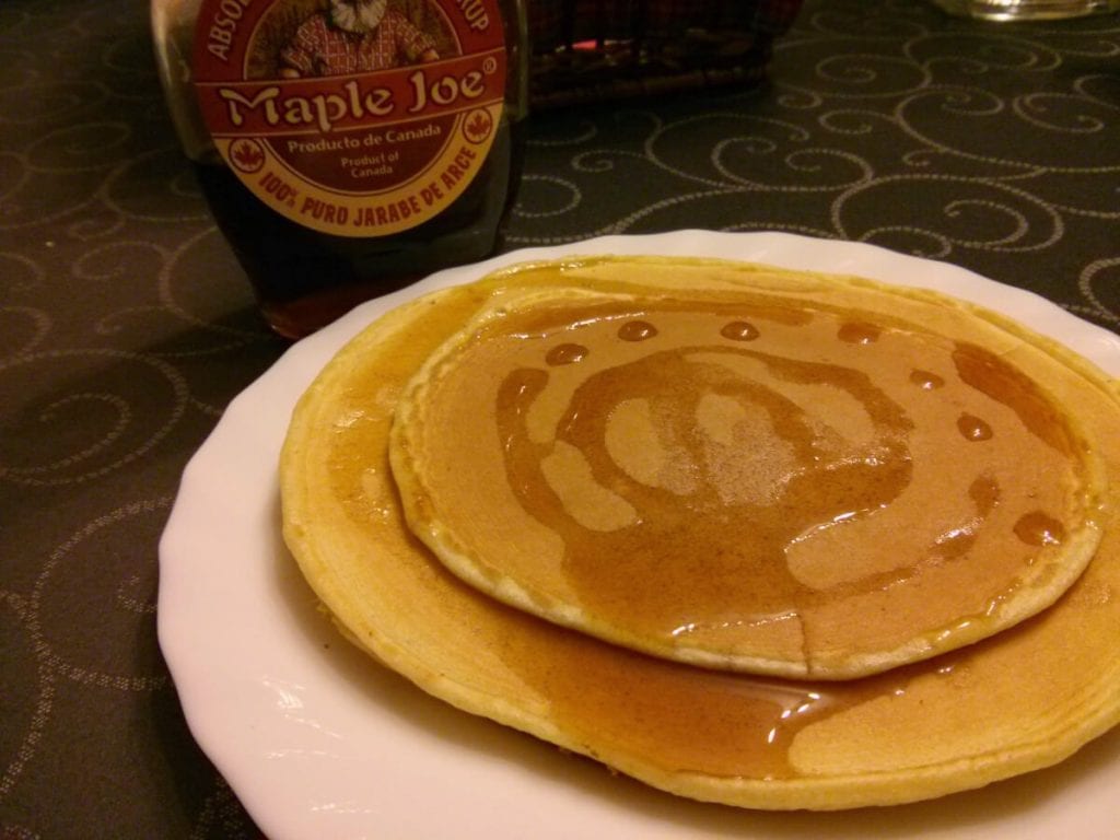 Pancakes o tortitas americanas para una persona