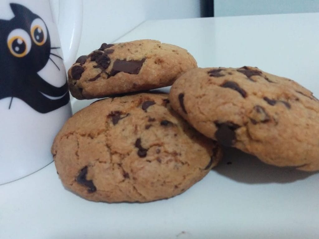 Cookies con chips de chocolate