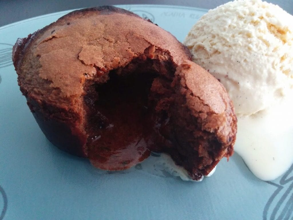Coulant de chocolate