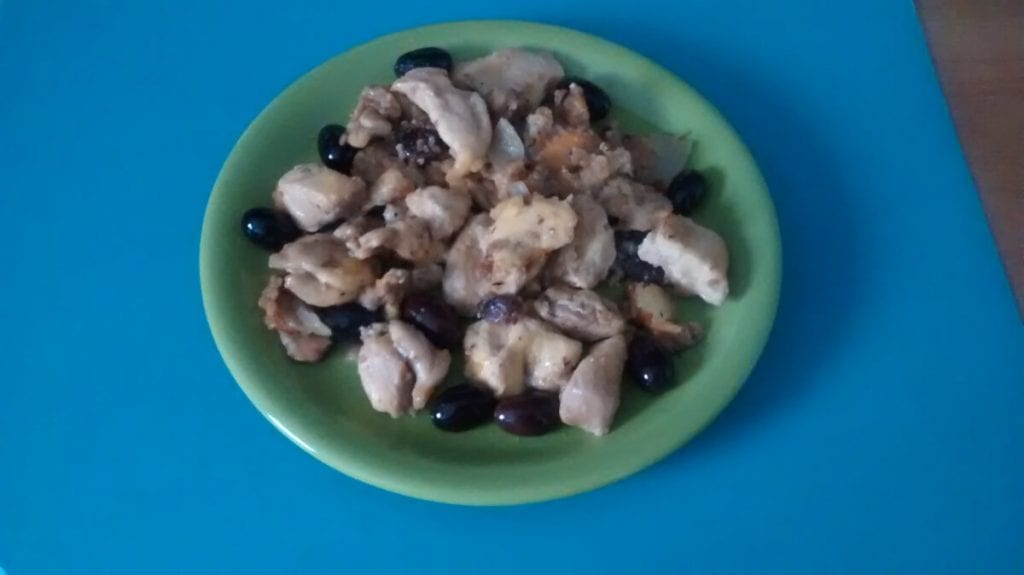 Pollirecetas: pollo con aceitunas
