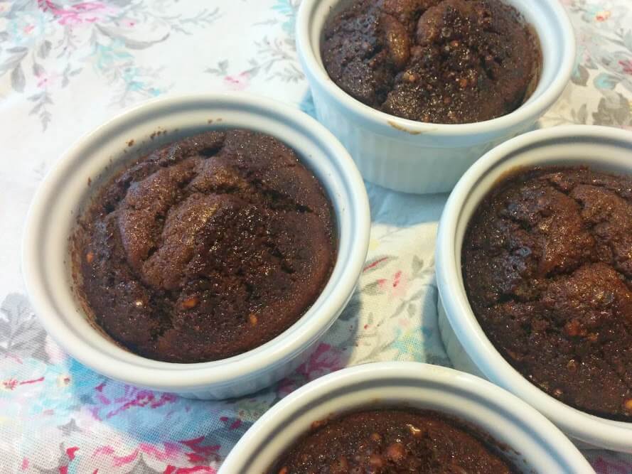 Bizcocho de chocolate sin huevo