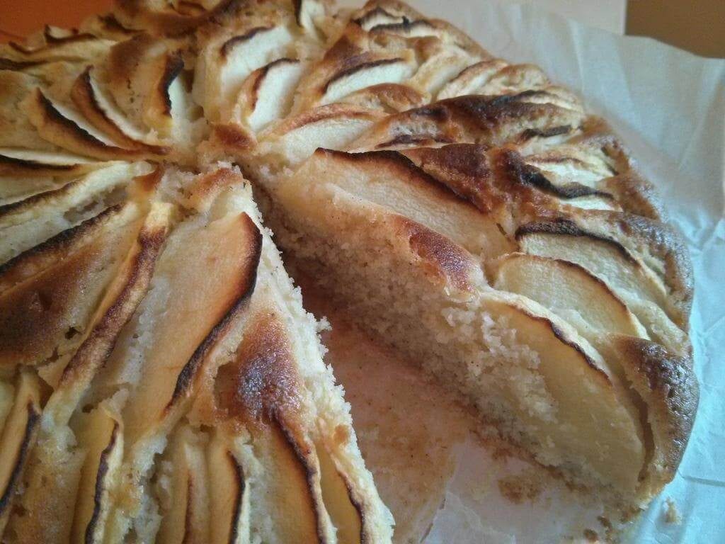 Bizcocho de manzana sin tonterías