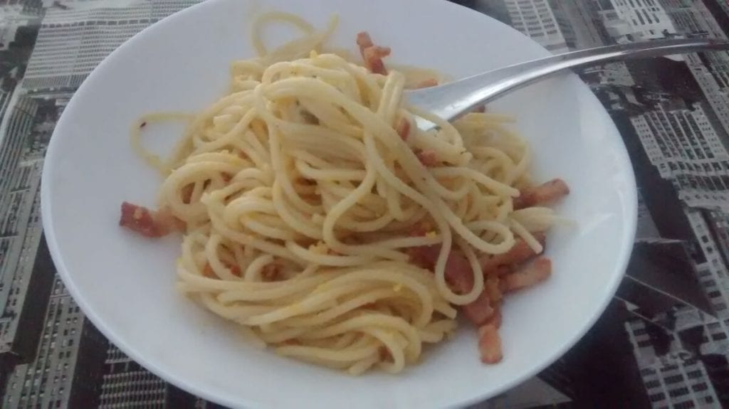 Spaghetti carbonara