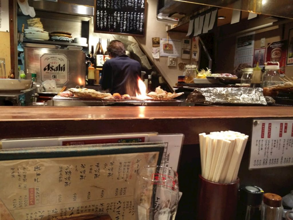 Post gastronómico de Japón