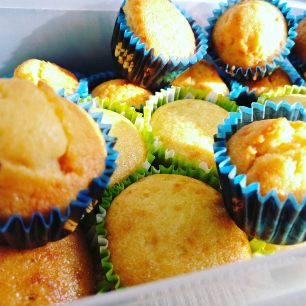 Magdalenas de caramelo