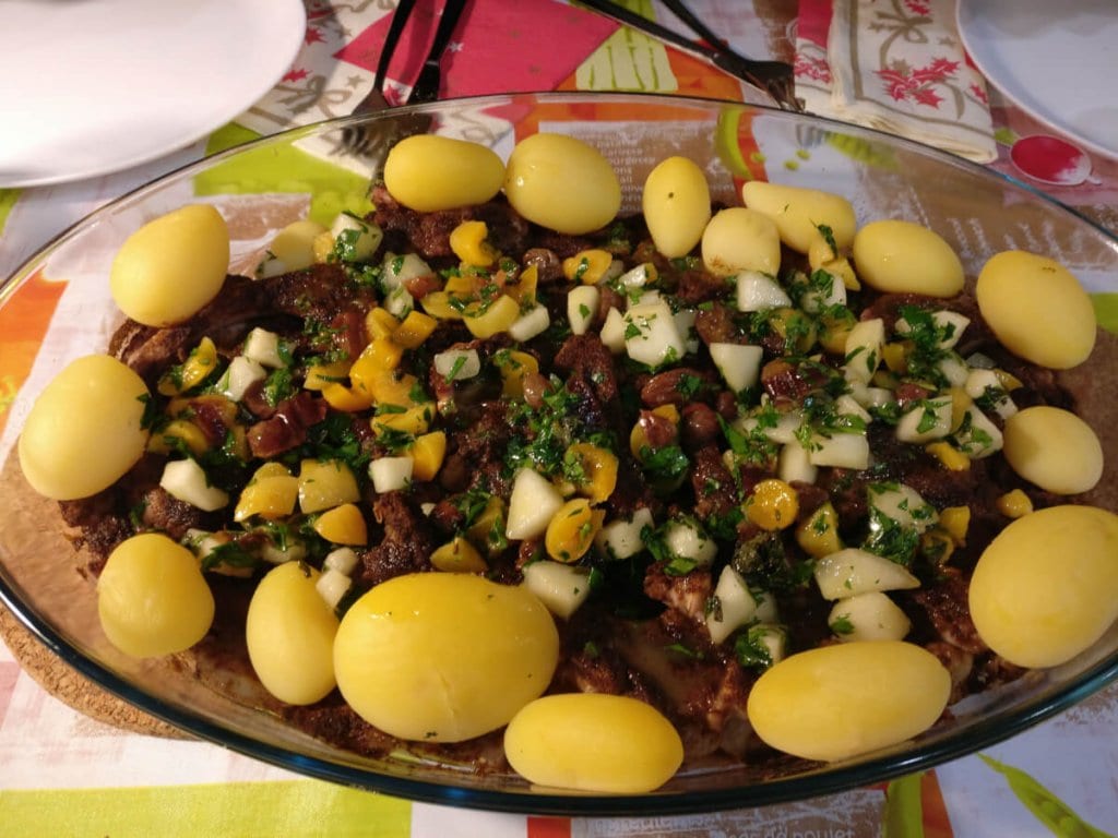 Cabrito con especias morunas y salsa de menta