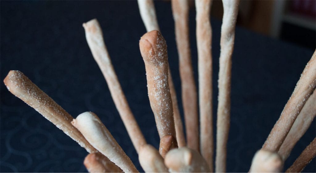 Colines estirados de Turín (o los Grissini de las Simili)