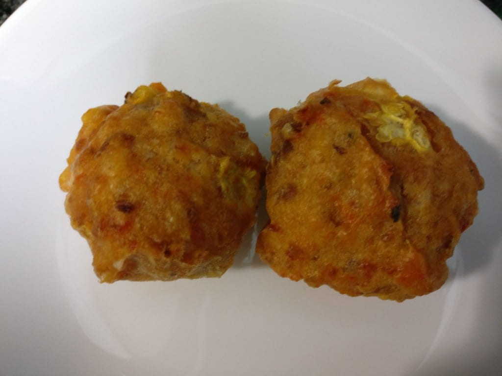 Magdalenas de atún y calabacín