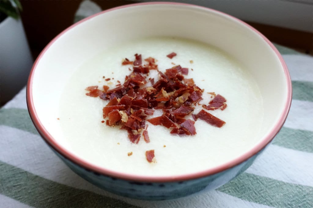 Gazpacho de melón y pepino