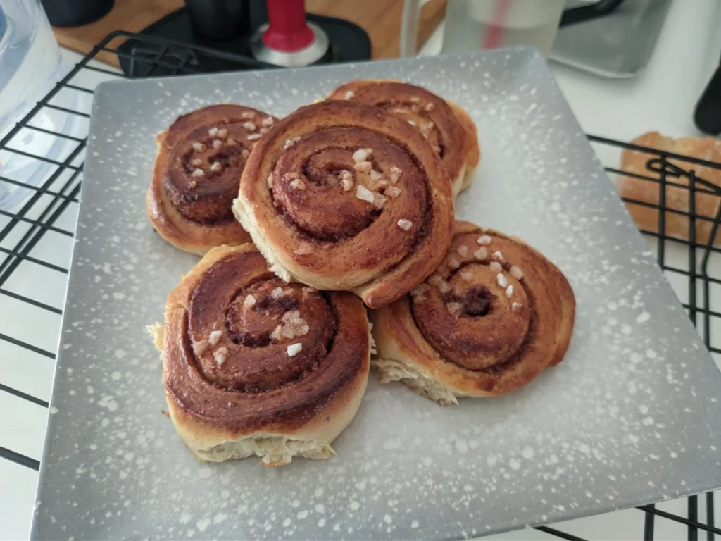 Rollitos de canela (Kanelbullar)
