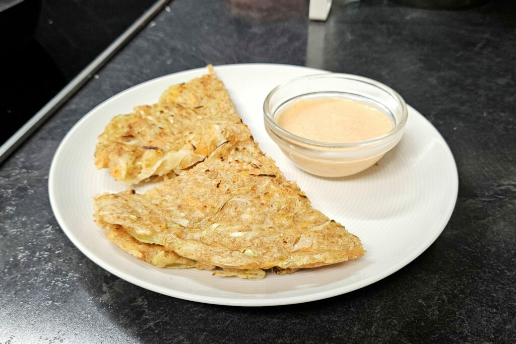 Tortitas coreanas de verduras (Yachajeon)
